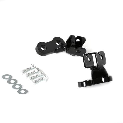 Footpeg Footrest Lowering Mounts Brackets Compatible With KLR650 2022 2023-1" 25mm Black - color: Black1