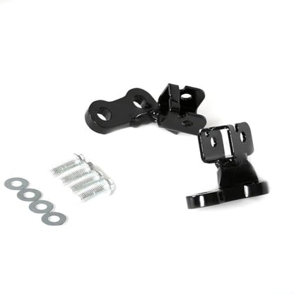 Footpeg Footrest Lowering Mounts Brackets Compatible With KLR650 2022 2023-1" 25mm Black - color: Black1