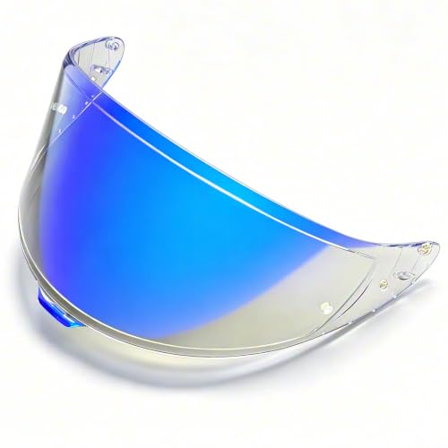 Shoei RF-1400 Helmet Visor Replacement for X15 CWR-F2 RF-1400 Z8 NXR2, CWR-F2 Shield Windshield Anti-Scratch UV Protection (Aurora Blue) - color: Aurora Blue