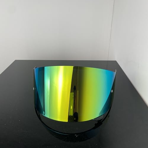 CPB-1V Helmet Shield for GLAMSTER,Replacement Motorcycle Helmet Visor Compatible with GLAMSTER (Revo Deep Gold) - color: Revo Deep Gold