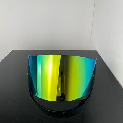 CPB-1V Helmet Shield for GLAMSTER,Replacement Motorcycle Helmet Visor Compatible with GLAMSTER (Revo Deep Gold) - color: Revo Deep Gold