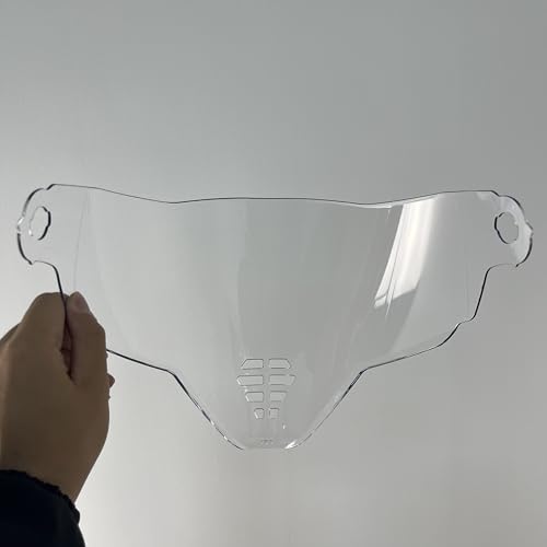 YMTSGEA Airflite Helmet Visor Replacement for IC-06.Motorcycle Helmet Shield Windshield Sunshield PC Lens UV Protection Compatible with Airflite IC-06 (Clear) - color: Clear