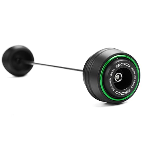 Motorcycle Front Rear Fork Sliders Wheel Frame Slider Crash Protector Axle Slider Crash Pads Compatible With Z900 Z900RS Z900SE Z 900 RS SE 2019-2024 2025 (Green, Front Slider) - color: Green, size: Front Slider