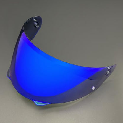 HJ-33 Helmet Visor For i90.Replacement Motorcycle Helmet Shield Compatible with HJC i90 (Revo Deep Blue) - color: Revo Deep Blue