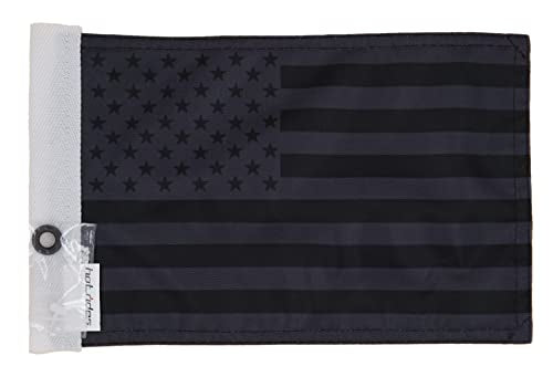 Durable Sleeve Boat Car Motorcycle Flag For Car and Boat USA Black 6 x 9 Inch - color: USA Black, size: 6X9