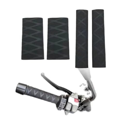 Universal Non-Slip Rubber Grip Glove Motorcycle Handle Cover Deformable Heat Shrinkable Grip Cover Sleeve Handlebar Covers Handlebars Grips - color: Blue