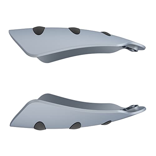 US Stock Advanblack Color Matched Hand Guard For Harley Touring & Softails - color: Baracuda Silver Denim