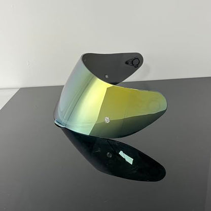 902 Helmet Visor Replacement,Motorcycle Helmet Face Shield for ILM 902,902L,902BT (Gold-Day Use Only) - color: Gold-day Use Only