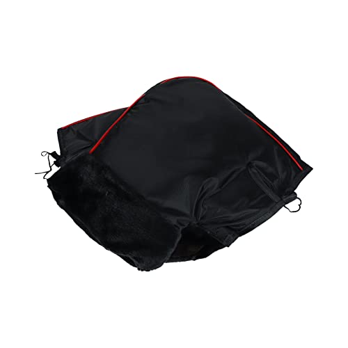 XGOPTS Winter Waterproof ATV Hand Muffs ATV Gloves Windproof Snowmobile Handlebar Covers Motorcycle Gloves Thicken Thermal Grip Handlebar Gauntlet Mitts Hand Warmer Covers - color: Black Small