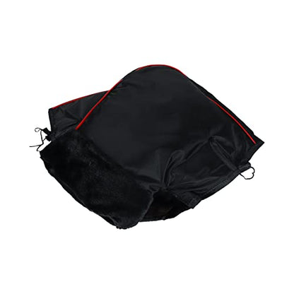 XGOPTS Winter Waterproof ATV Hand Muffs ATV Gloves Windproof Snowmobile Handlebar Covers Motorcycle Gloves Thicken Thermal Grip Handlebar Gauntlet Mitts Hand Warmer Covers - color: Black Small
