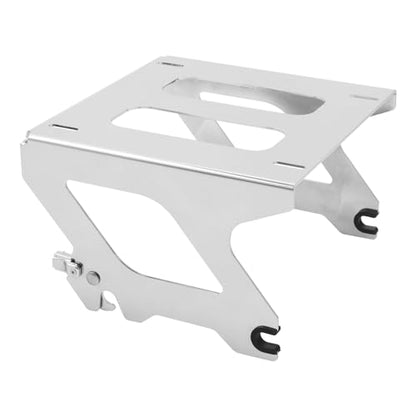 TCT-MOTORPARTS Razor Trunk Backrest Metal Base w/Solo Luggage Mounting Rack Fit for 2020-2025 Harley Low Rider FXLRS FXLRST - color: Style #1