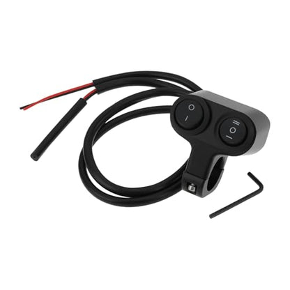 Motorcycle Handlebar Dual Button Switch 12V for 7/8 inch (22mm) Handlebar Compatible with Motorcycle ATV EBike