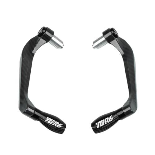Handlebar Protector for Y&amaha YZF R6 YZFR6 1999-2023 2022 2021 2020 2019 2018 2017 2016 2015 2014 Motorcycle Brake Clutch Levers Guard Protector - color: Black YZFR6