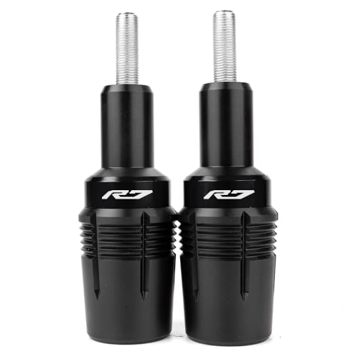 MOWOK Frame Sliders for Yamaha R7 YZFR7 2021 2022 2023 2024 2025 Motorcycle Accessories Crash Protection pad Bobbins Pad Falling Protector Frame Sliders YZF-R7 (Black) - color: Black