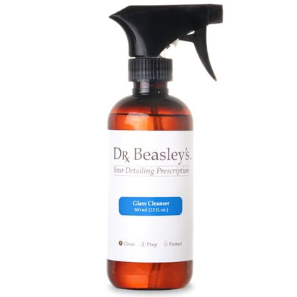 Dr. Beasley's Glass Cleanser for Autos - Extra Strength, pH Balanced, Cuts Through Messes, No Streaking or Residue, Enhanced Clarity, Fast Dry, 12 Fl Oz - size: 12 Fl Oz (Pack of 1)