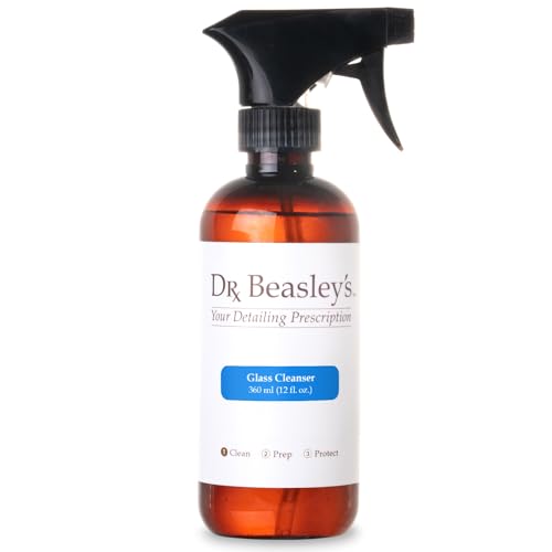 Dr. Beasley's Glass Cleanser for Autos - Extra Strength, pH Balanced, Cuts Through Messes, No Streaking or Residue, Enhanced Clarity, Fast Dry, 12 Fl Oz - size: 12 Fl Oz (Pack of 1)