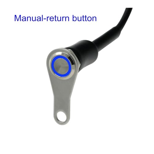 Stainless Steel Motorcycle Switch ON-Off Handlebar Adjustable Mount Waterproof Switches Button DC12V Fog(A2) - color: A2
