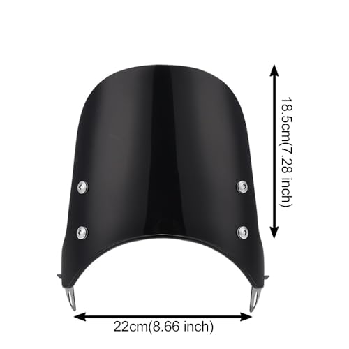 Fairing Windscreen Motorcycle Windshield Extension Spoiler Universal Motorbike Windscreen Wind Deflector Airflow Extender Parts Adjustable