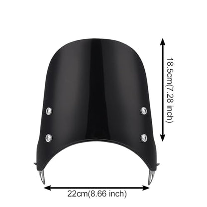 Fairing Windscreen Motorcycle Windshield Extension Spoiler Universal Motorbike Windscreen Wind Deflector Airflow Extender Parts Adjustable