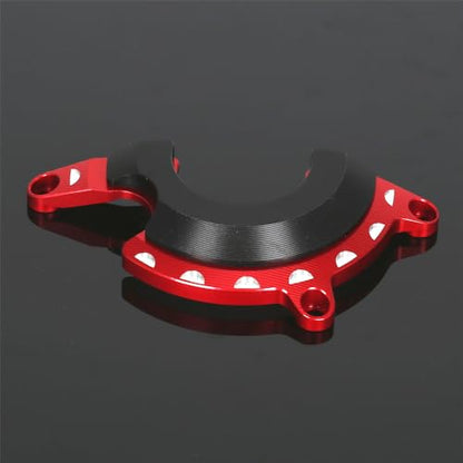 Monkey125 Left Right Engine Cover Protector Slider Compatible with Monkey 125 2022-2024 JB03 3D CNC Motorcycle Engine Crankcase Guard (Red) - color: Red