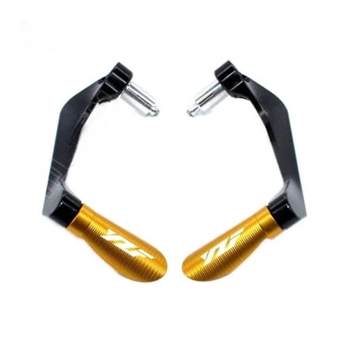 Bar Handle Protector for YZF R1 YZF R3 YZF R6 Motorcycle Brake Clutch Levers Guard Protector YZF-R1 YZF-R3 YZF-R6 R125 YZF R25 R1M R1S R6S - color: Gd