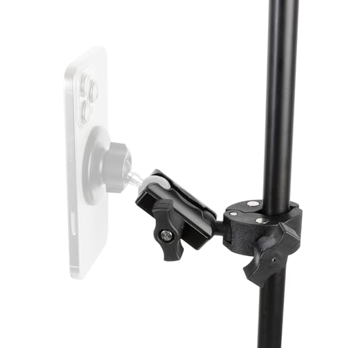 1" Ball Adapter for Handlebar Clamp Mount Base with 2.36" Double Socket Arm, Compatible with RAM B Size Mounts & Bike Motorcycle Phone Mount Holder (Handlebar Clamp w 2.36” Arm) - style: Handlebar Clamp Base With 2.36" Arm