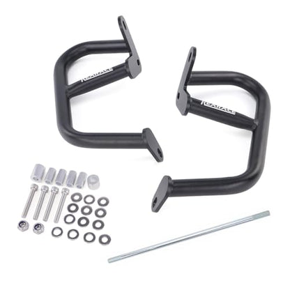 Engine Guard Crash Bar Fit for Vitpilen/Svartpilen 401 2024-2025 | Steel Motorcycle Frame Protector Bumper, Black Powder Coated Finish, Bolt-On Installation Kit Included