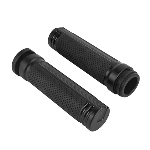 Motorcycle Hand Grips 1" Electronic Throttle Handlebar Grips Fit for Touring Trike 2008-2025 Softail 2016-2024 FLHR FLHTC FLHT FLFB FXFBS FXLR (All Black)
