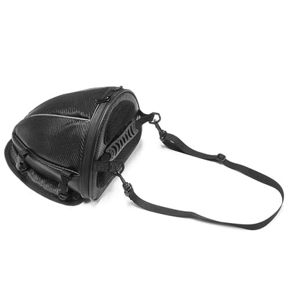 MZS Motorcycle Tail Bag, 10L Dual Use Motorbike Rear Seat Bag, Universal Waterproof Outdoor Sport Saddle Bag Storage Carry Tool Bag With Shoulder Strap - size: 10L
