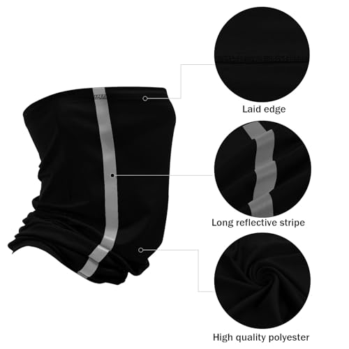 TCCFCCT Full Brim Mesh Neck Sun Shield, High Visibility Sun Visor Neck Protection and Bandana Headband Face Scarf, Hard Hat Accessories, 2 Packs, Black - color: Sun Shade 1+bandana 1 Black