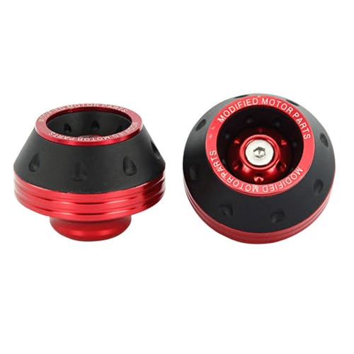 Motorbike Falling Protections Motorcycle Front Fork Frame Sliders Scooter Wheel Pad Wheel Crash Protector Daily Commute Motorcycle Gear - color: Red