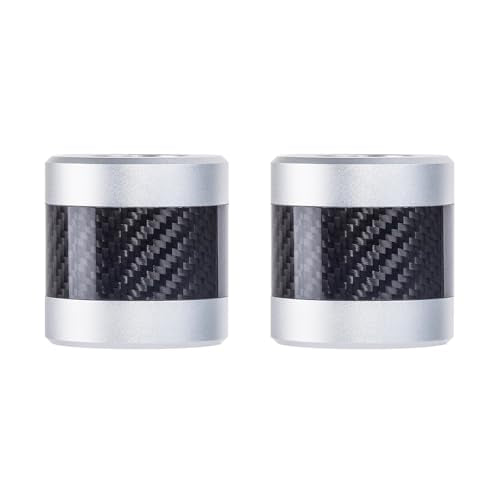 Advanblack Protek Machined CNC Alumium with Carbon Fiber Inlay Crash Bar Slider (Silver CNC w/Carbon Inlay) - color: Silver CNC w/ Carbon Inlay