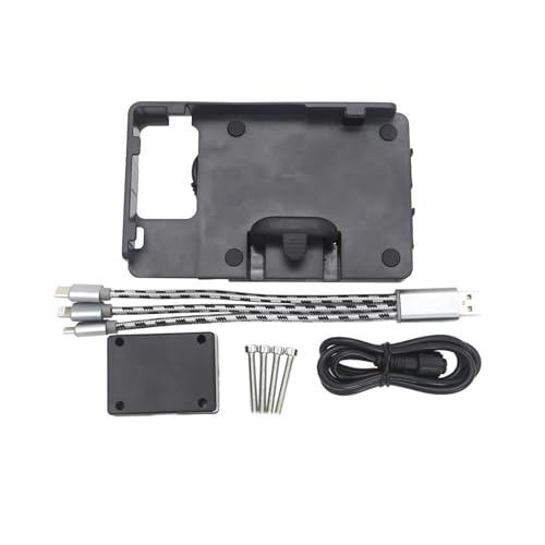 Motorcycle Navigation Handlebar Bracket Support 12mm Phone Holder Mount for R1200GS R1250GS Adventure R 1200 1250 GS(Navigation Bracket) - size: Phone holder