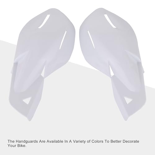 GOOFIT 7/8" Handlebar Hand Brush Guards Protector Handguards Assy Replacement for Motocross Motorcycle Off-road Pit Dirt Bike ATV White - color: White