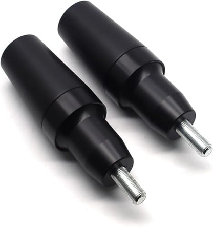 MZS Motorcycle Frame Sliders Compatible with YZF R7 2022-2025, Falling Anti Crash Protector Guards No Cut Kits Black - size: YZF-R7