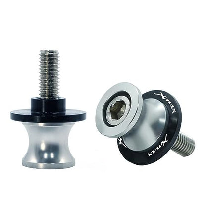 Motorcycle Swing Arm Slider Shaft Motorcycle M6 Swingarm Spools Slider Swing Arm Stand Screws Paddock For Y&AMAHA X MAX XMAX 125 200 250 300 400 X-MAX All Years(M6-4) - color: M6-4