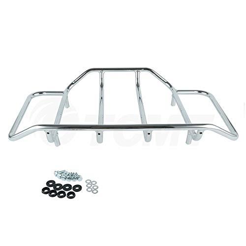 TCMT King Pack Black Lacthes Trunk Backrest Luggage Rack Taillight Rear Speakers Fit for Harley 2014-2025 Touring CVO Road King Road Glide Street Glide Electra Glide Pack - color: Set H
