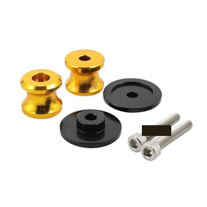 Compatible with Ducati Monster 821 Panigale 899 959 1199 1299/S/R Motorcycle Accessories Rear Stand Screw Bolt M6 Swingarm Spools Slider(Blue) - color: Blue