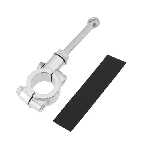 Motorcycle Kickstand Extension Assistant Tool for 20-23mm Side Stand Compatible with Yamaha, Sliver - color: Silver