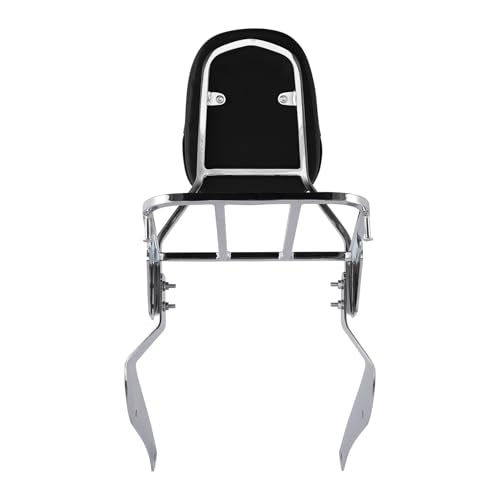 SLMOTO Backrest Sissy Bar Back Rest Luggage Rack Fit for Suzuki Intruder/Volusia VL800 2001-2011 Boulevard C50 2005-2011 Black - color: Fit for Suzuki Intruder