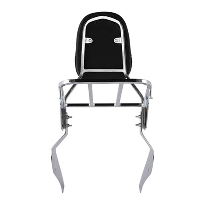 SLMOTO Backrest Sissy Bar Back Rest Luggage Rack Fit for Suzuki Intruder/Volusia VL800 2001-2011 Boulevard C50 2005-2011 Black - color: Fit for Suzuki Intruder