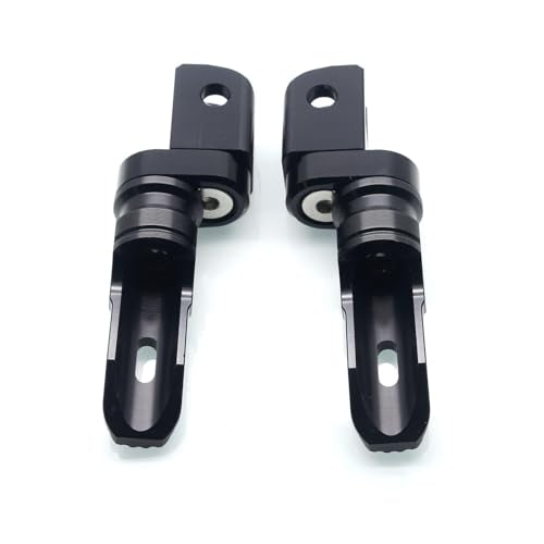MZS Motorcycle Foot Pegs Front 360° Roating Rider Footpegs Rest Pedal Black CNC Compatible with RS660, RSV4 /Factory/R/RF/RR, Tuono 660, Tuono 1100, Tuono V4 - size: RS660, RSV4 /Factory/R/RF/RR, Tuono 660/1100/V4