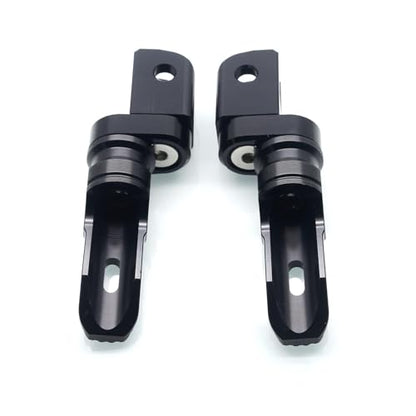 MZS Motorcycle Foot Pegs Front 360° Roating Rider Footpegs Rest Pedal Black CNC Compatible with RS660, RSV4 /Factory/R/RF/RR, Tuono 660, Tuono 1100, Tuono V4 - size: RS660, RSV4 /Factory/R/RF/RR, Tuono 660/1100/V4
