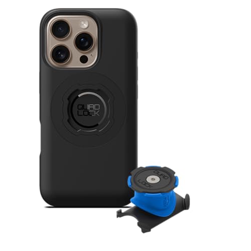 Quad Lock Stem/Handlebar Bike Phone Holder Kit with MAG Phone Case for iPhone 16 Pro - size: iPhone 16 Pro