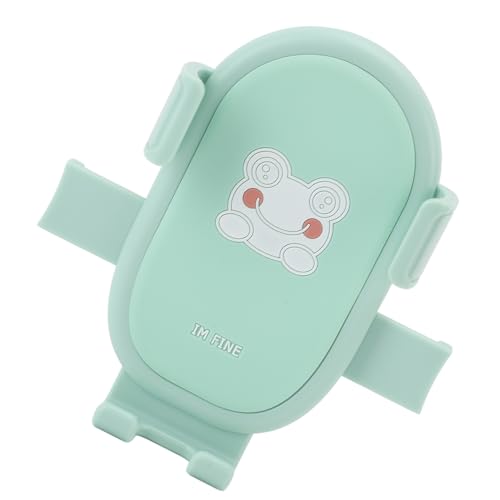 RiToEasysports Green Phone Mount, Anti Vibration Phone Holder with Shock Absorbing Pad for Motorcycle Scooter Cycle, Compatible with 4.7 to 7.1 Inches Smartphones