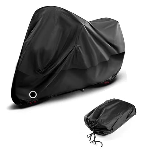 Motorcycle Cover for Yamaha Royal Star Midnight Venture 2002-2007 Protection from Sun Rain Durable Waterproof Outdoor Moped Cover Breathable Protection Accessories BlackStyle
