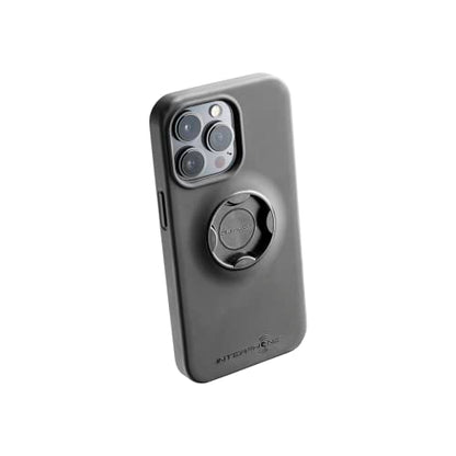 Interphone, QUIKLOX System, Mobile Phone Case iPhone 14 Pro for Motorcycle, Bike and Car, Universal Waterproof Hard Case Smartphone with Protections on Screen and Corners, with Anti-Slip Straps - style: Quiklox iPhone 14 Pro Case