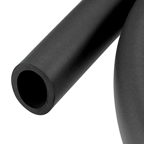 MECCANIXITY Foam Grip Tubing Handle Grips 1 3/32"(28mm) ID 3/16"(5mm) Wall Thick 5ft Black Non-slip for Fitness, Tools Handle Support - color: Black, size: 28mm x 38mm