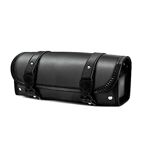 Motorcycle Tool Bag Saddle Bags Handlebar Bag Motorcycle Fork Bag Universal Storage Bag with 2 Straps