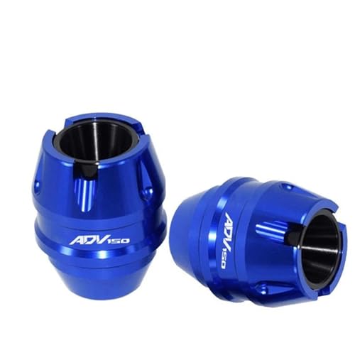 Engine Accessories Front Rear Wheel Axle Fork Crash Sliders Fall Protection for ADV150 ADV350 ADV 150 350 (Color : Front Blue4) - color: Front Blue4